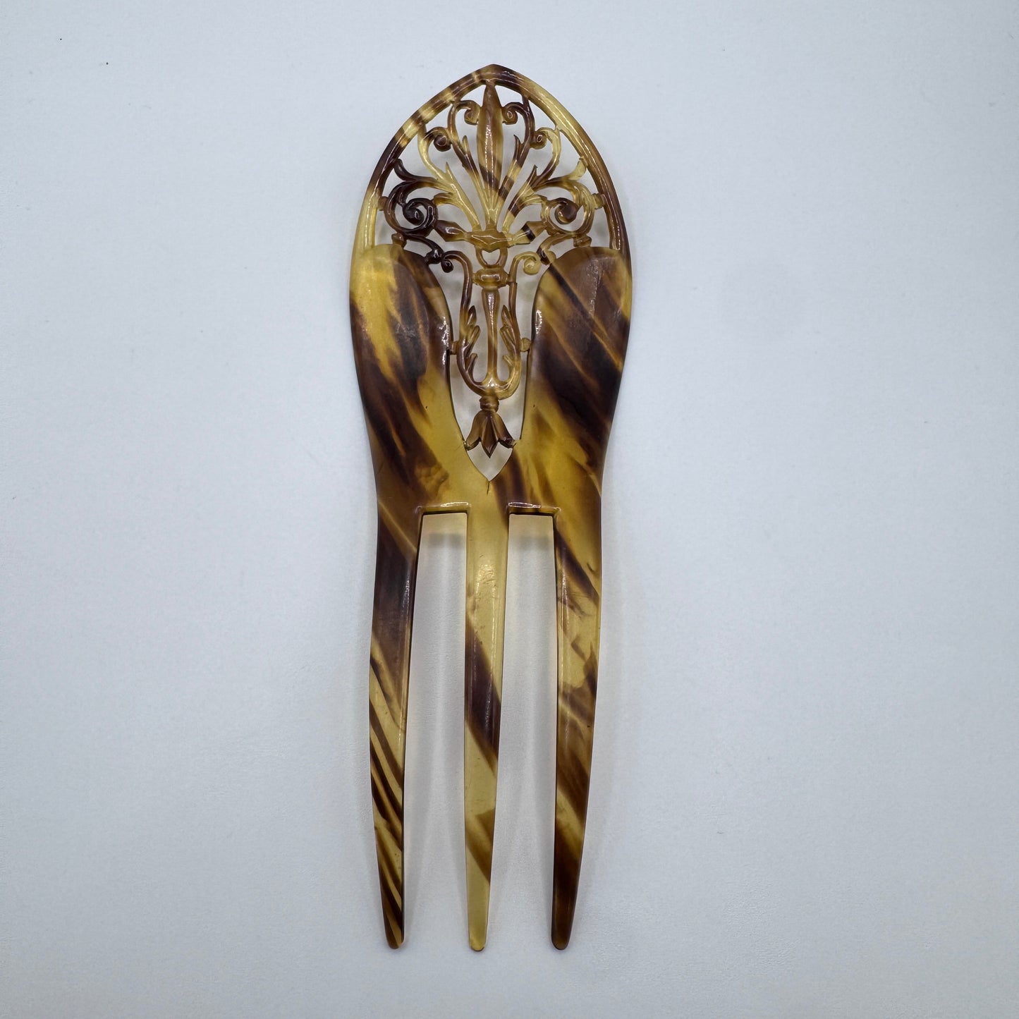 Peigne à cheveux art deco - celluloïd