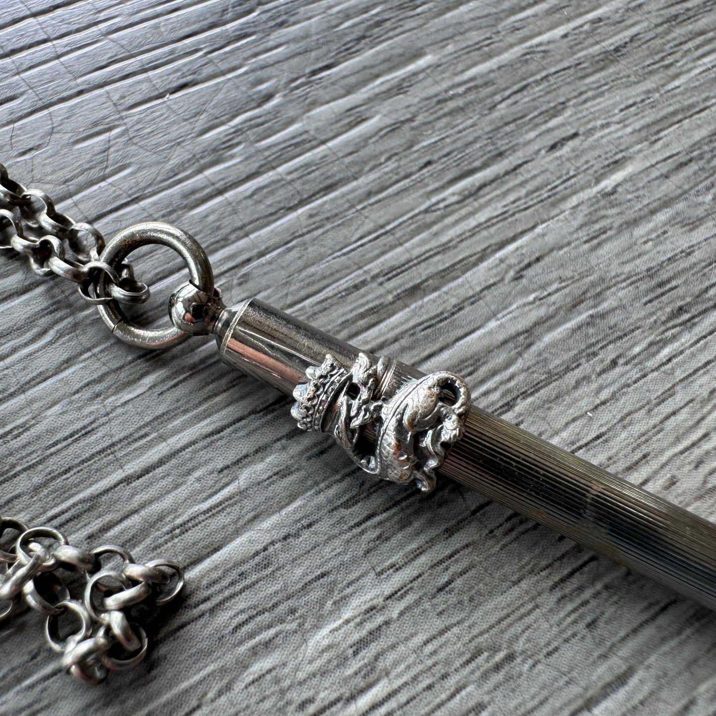 Porte crayon ancien vers 1900 - Salamandre François 1er