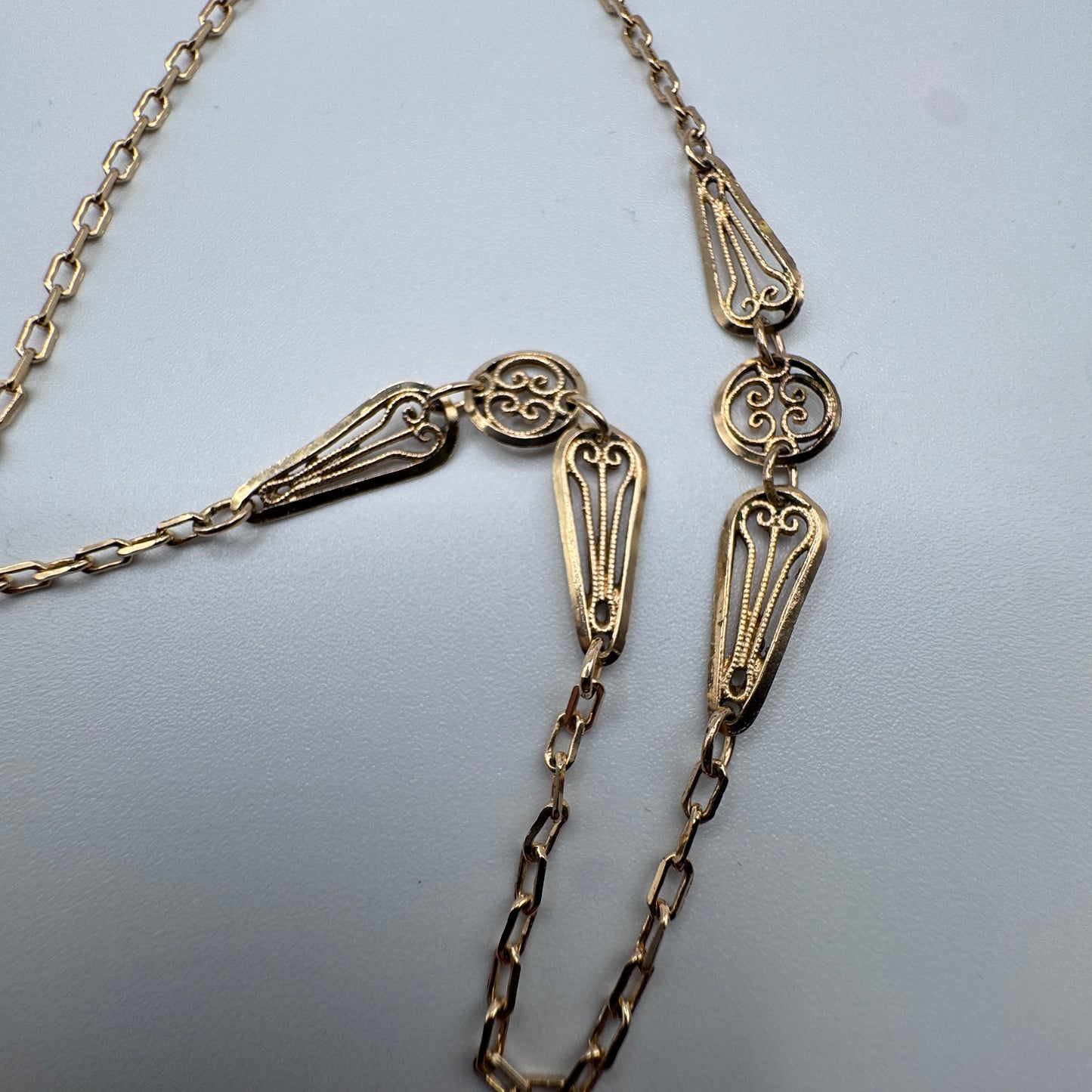 Collier ancien - plaqué or