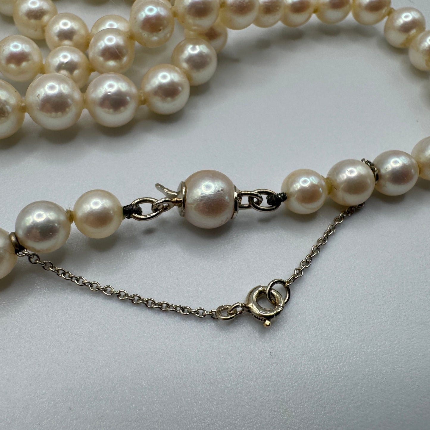Superbe Collier de perles ancien - perles de culture et or 18 carats