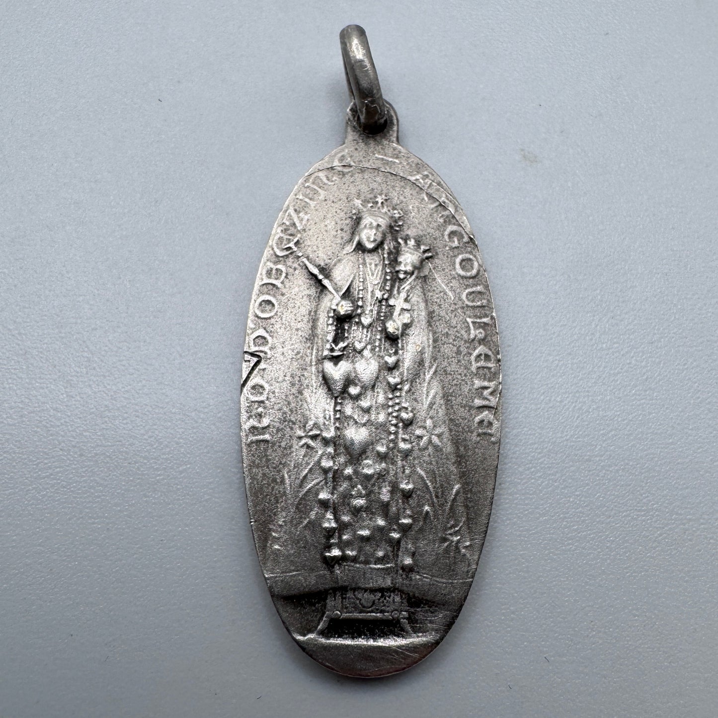 Medaille religieuse ancienne « Notre dame d’Obezine » ANGOULÊME
