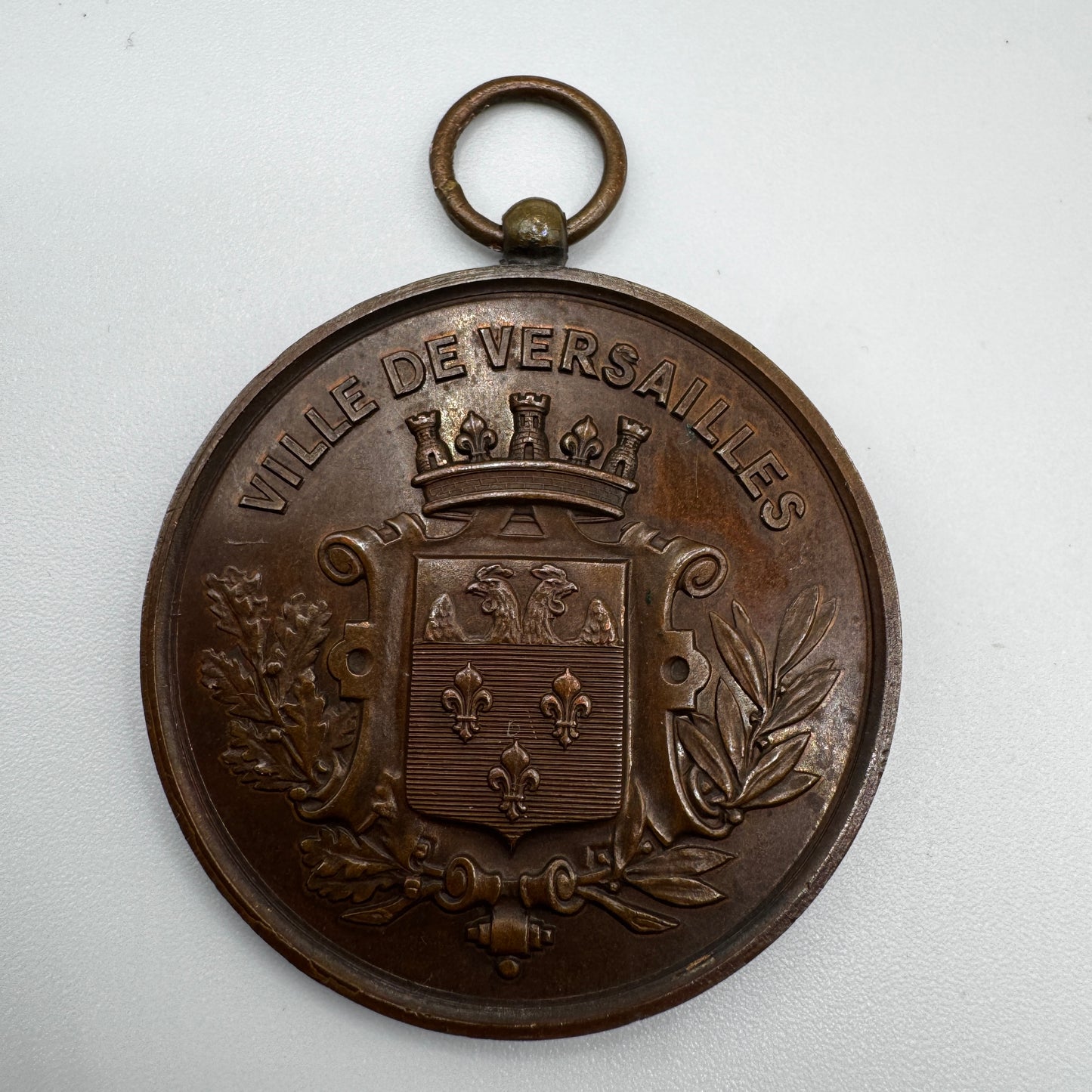 Médaille ancienne en cuivre « concours de tir Ville de Versailles »