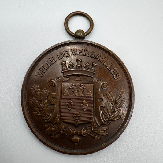 Médaille ancienne en cuivre « concours de tir Ville de Versailles »