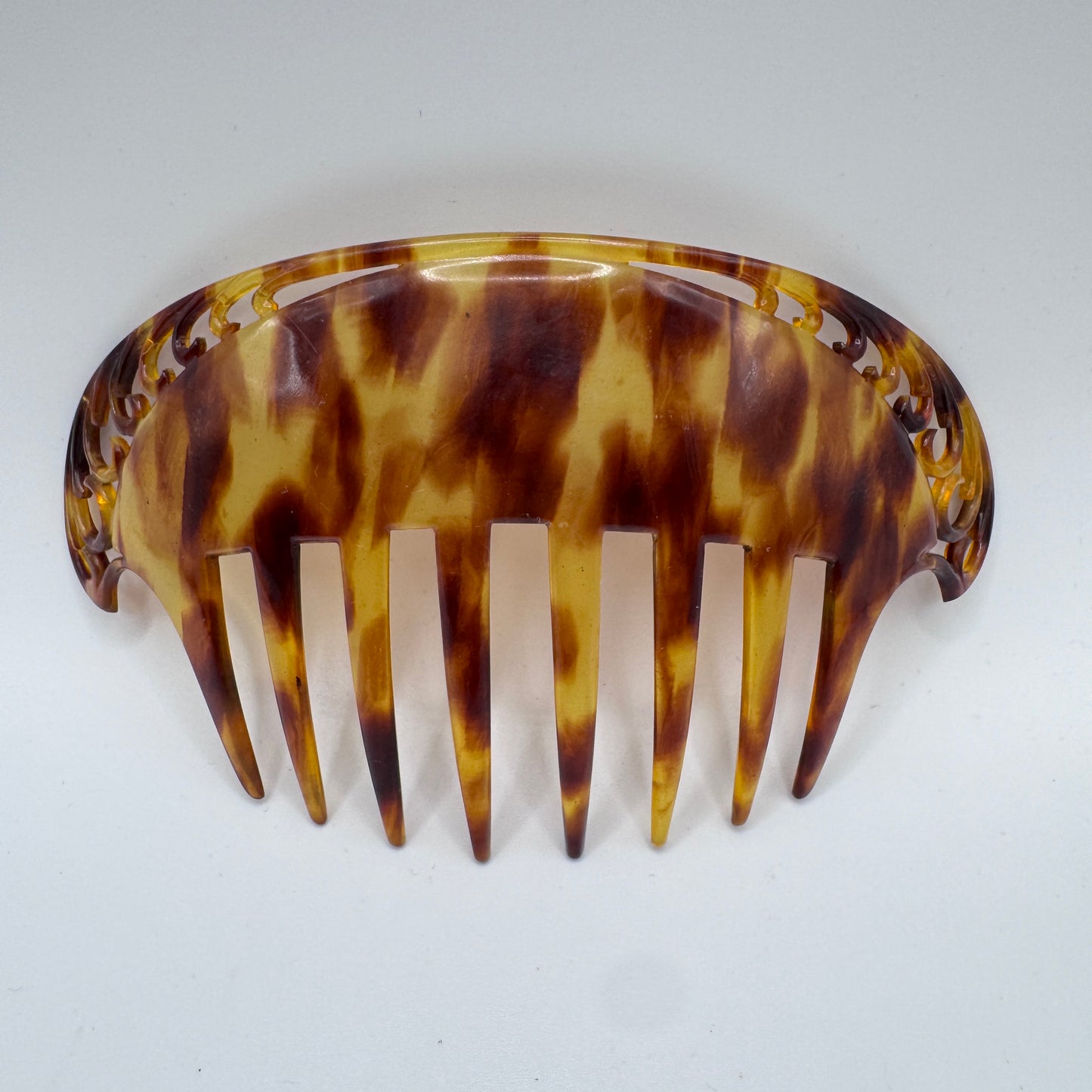 Peigne à cheveux art deco - celluloïd