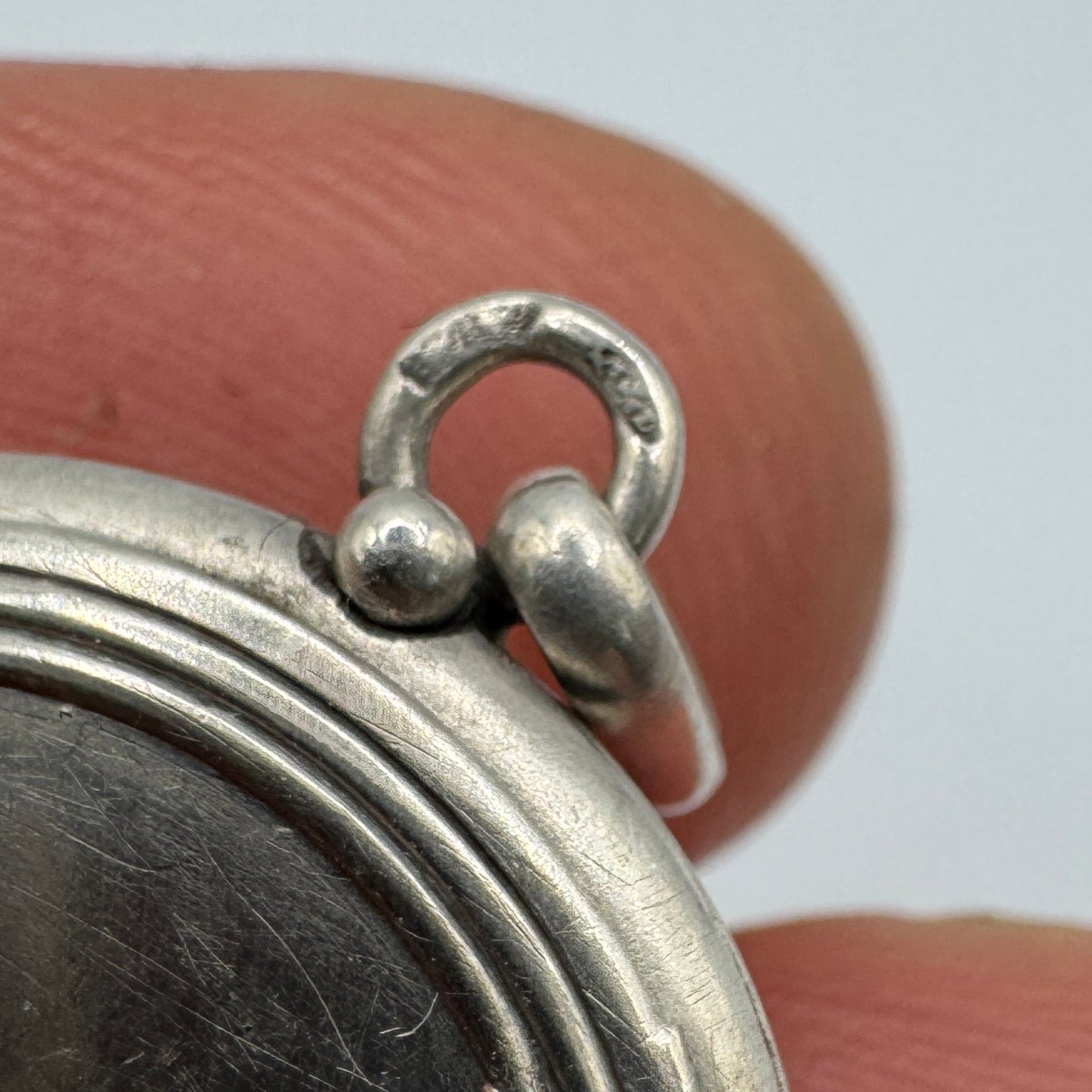 Pendentif ancien porte photo ou relique - Argent massif