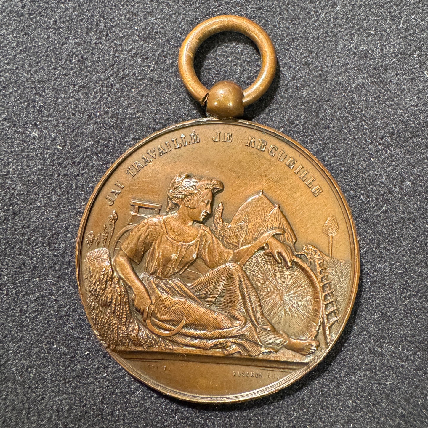 Médaille ancienne « comice agricole de Montargis » par Bescher