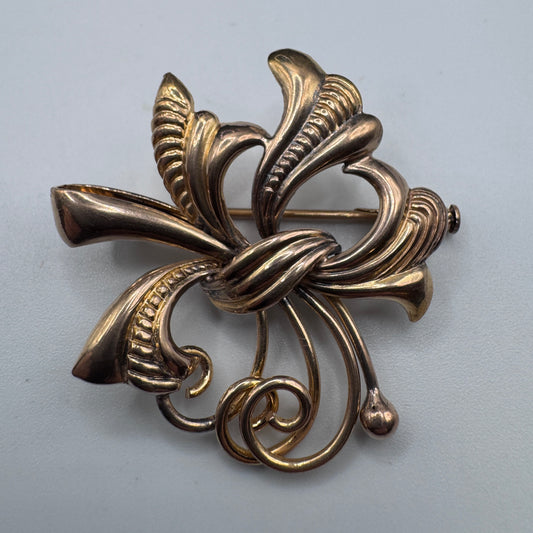 Broche ancienne en plaqué or