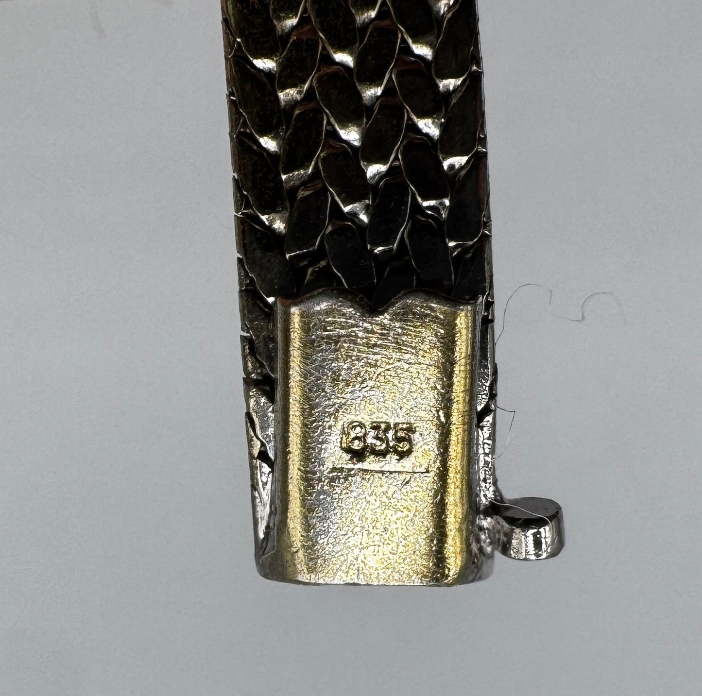 Collier Vintage maille serpent - argent 835/1000