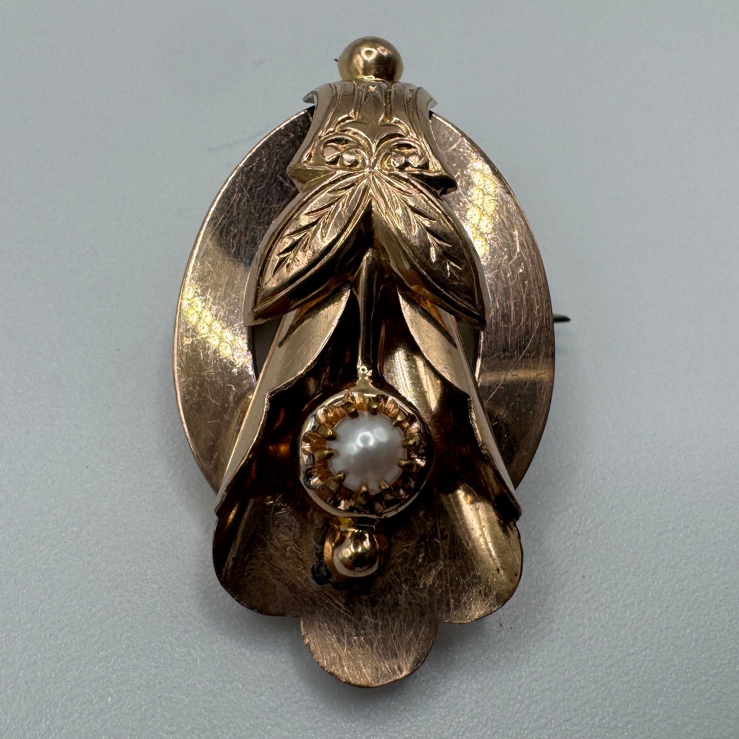 Broche ancienne vers 1900 - plaqué or
