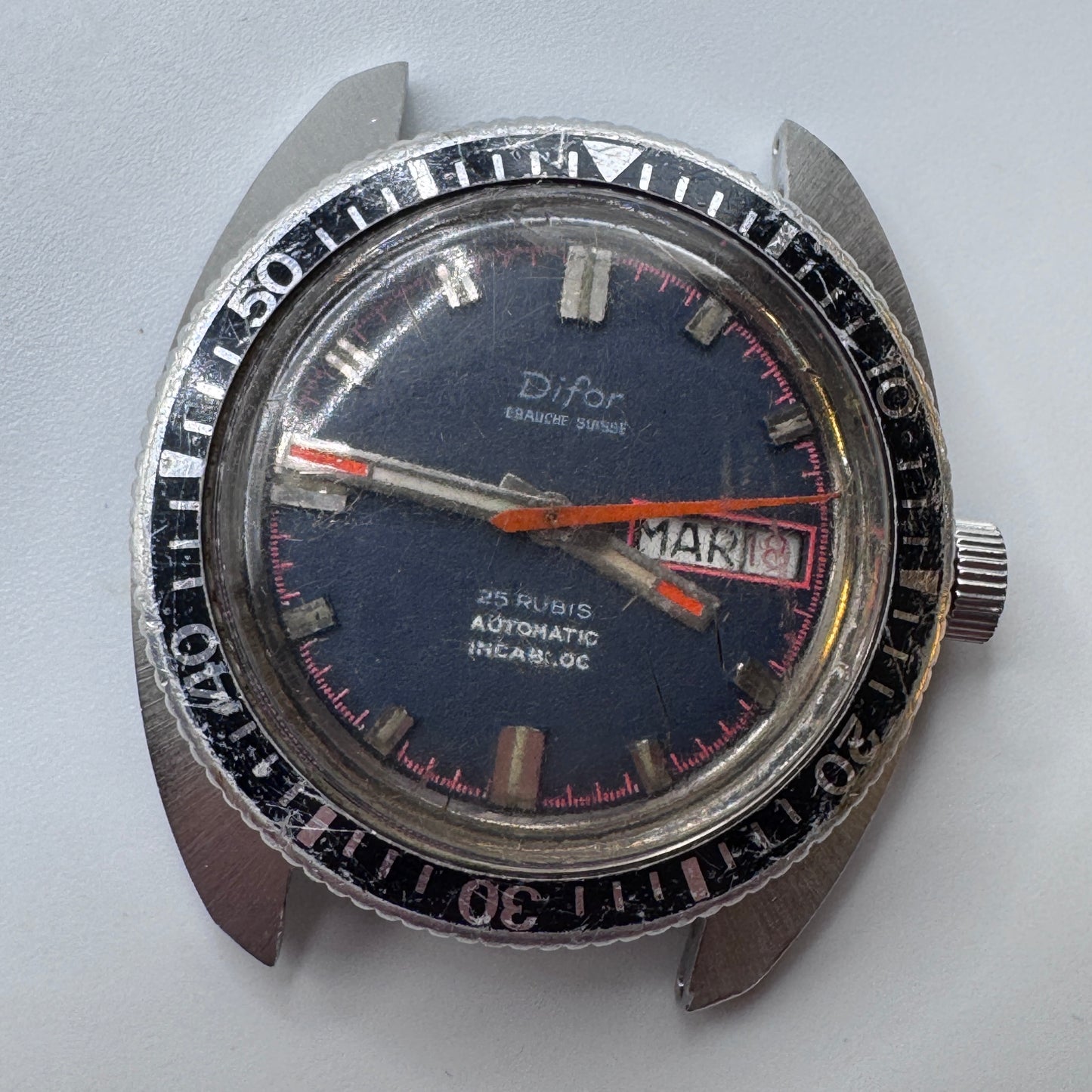 Montre de plongée Automatique vintage DIFOR