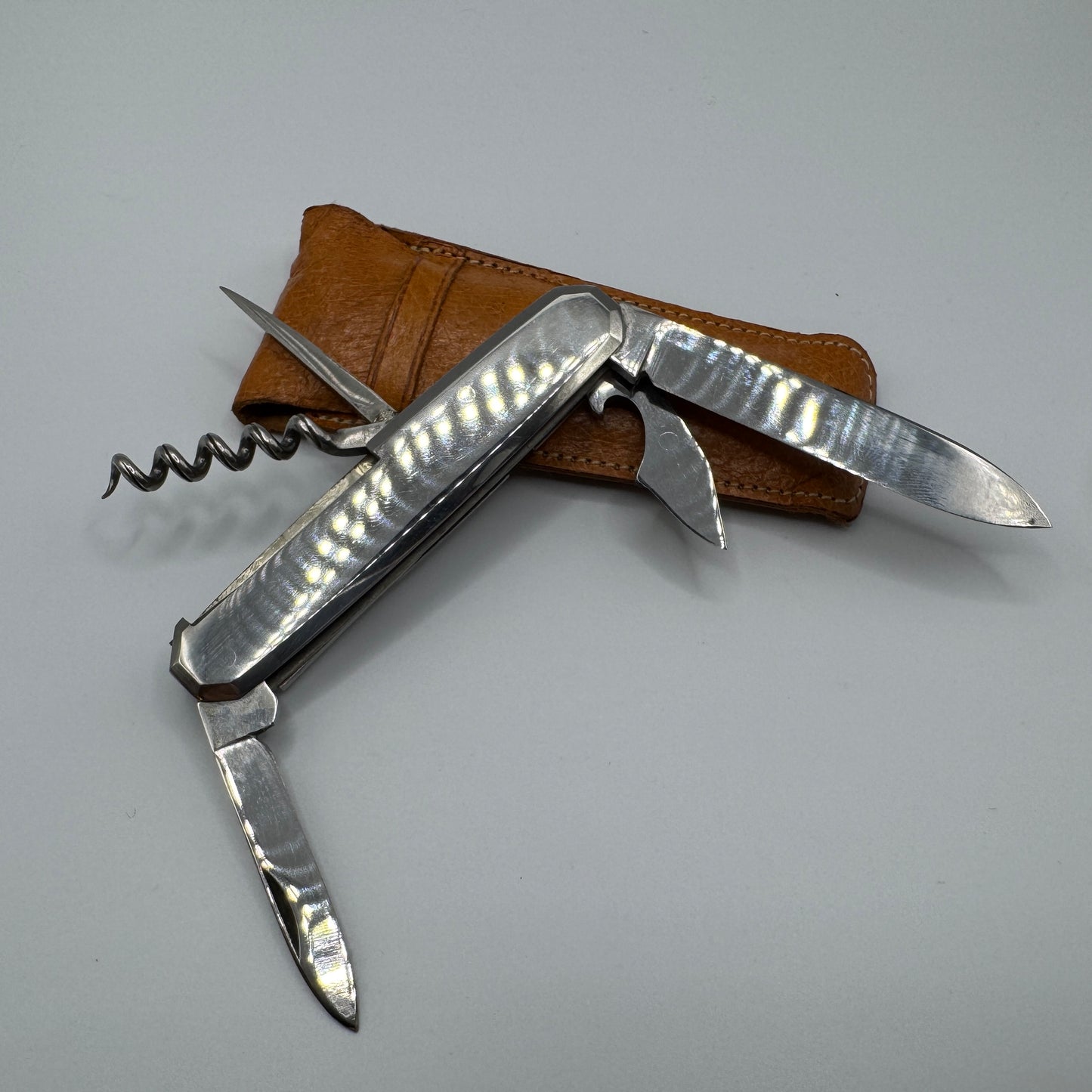 Superbe Couteau pliant ancien multifonctions années 50 - signé G.D