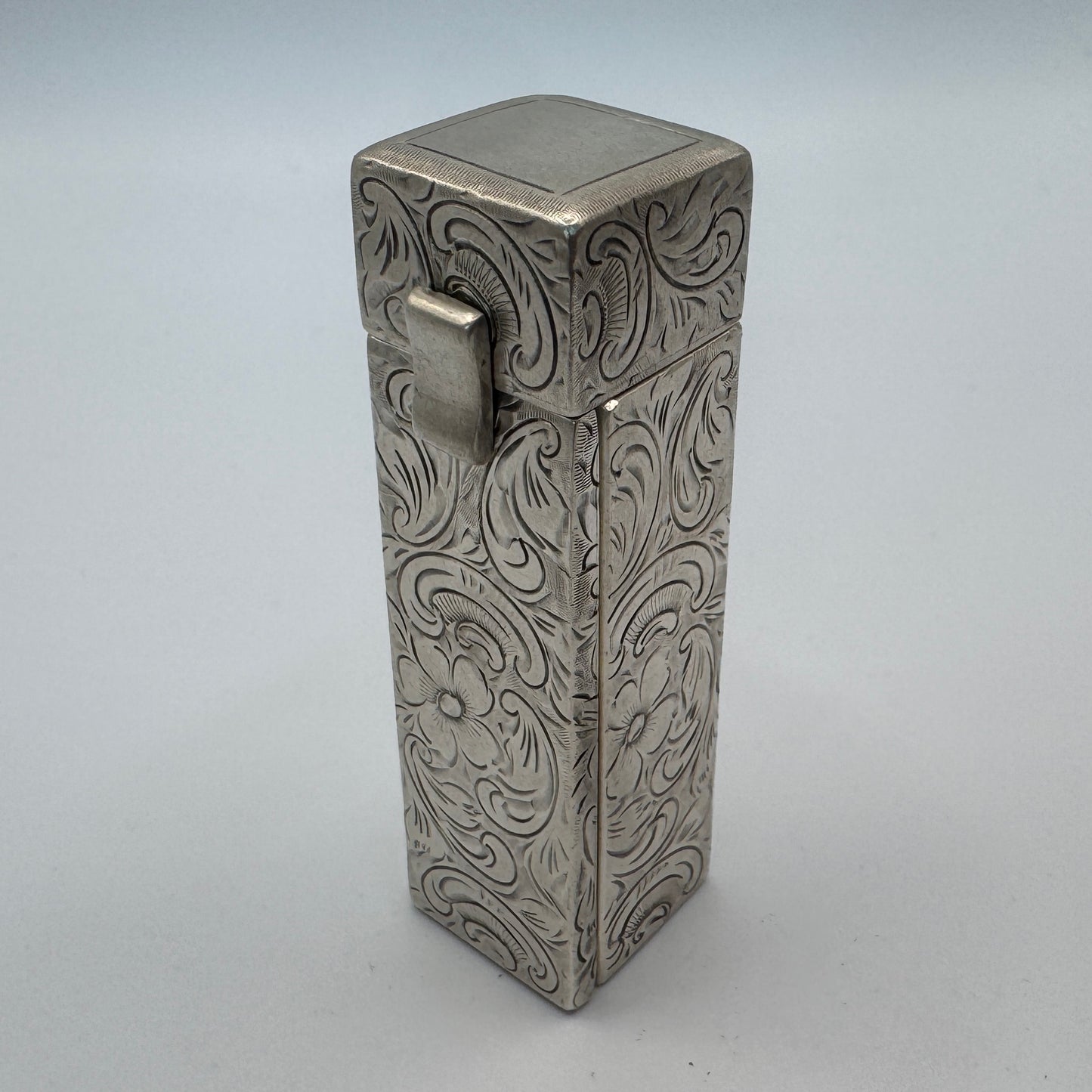 Porte-rouge à lèvres ancien- argent massif