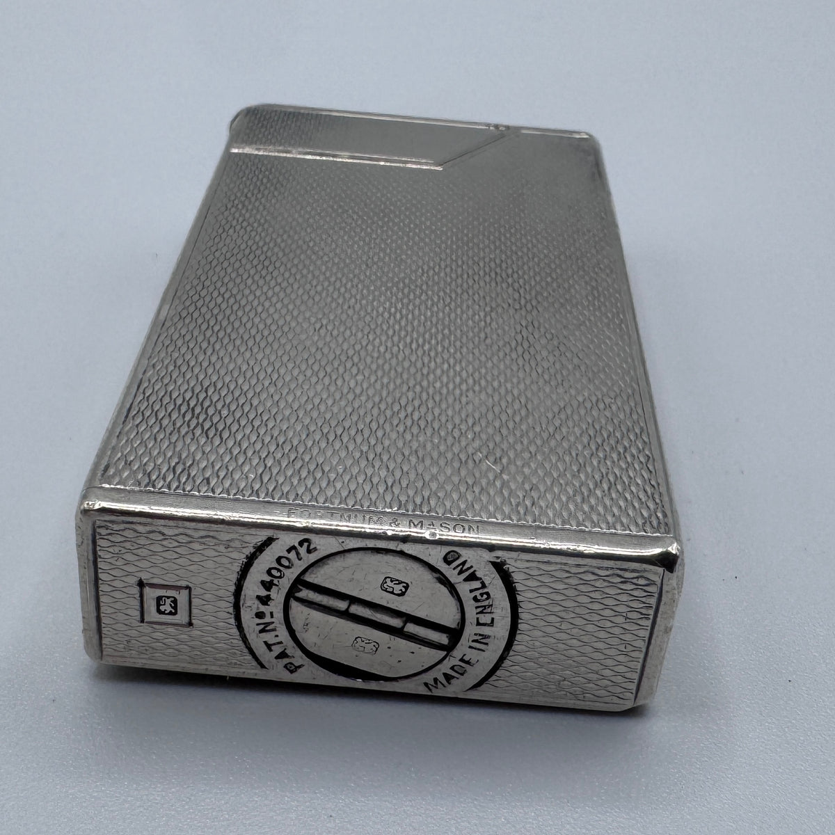 Rare briquet DUNHILL BROADBOY MK1 - argent massif