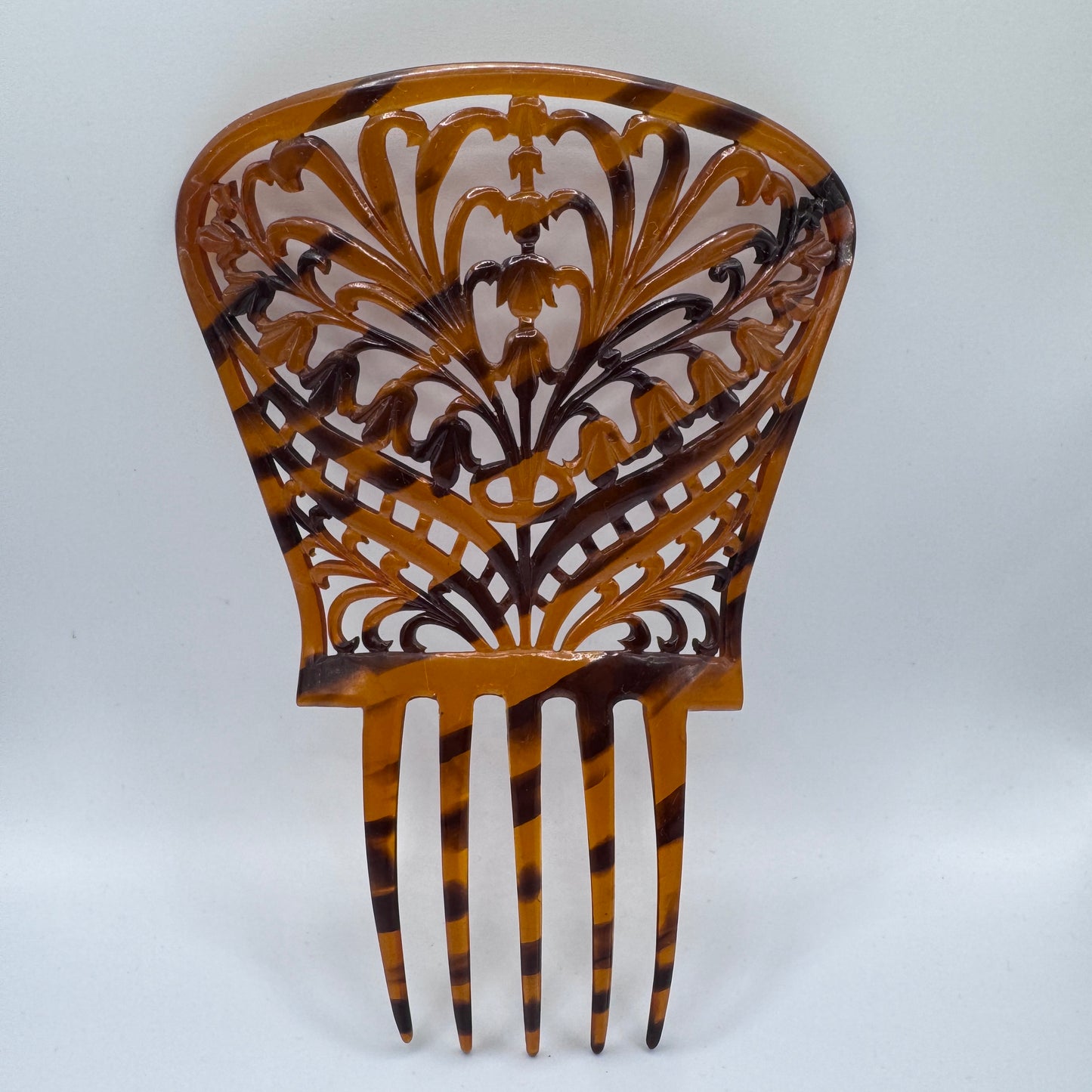 Peigne à cheveux art deco - celluloïd