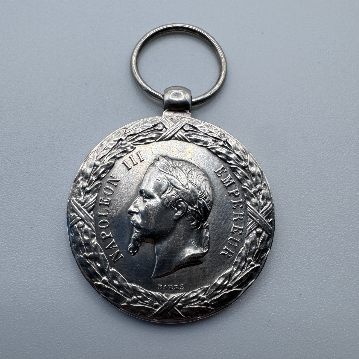 Rare Médaille en argent - Napoleon III - Expédition de Chine 1860