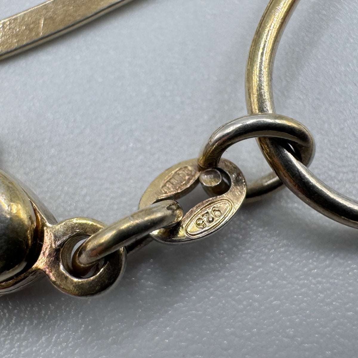 Superbe Collier Vintage modernisme - argent vermeil