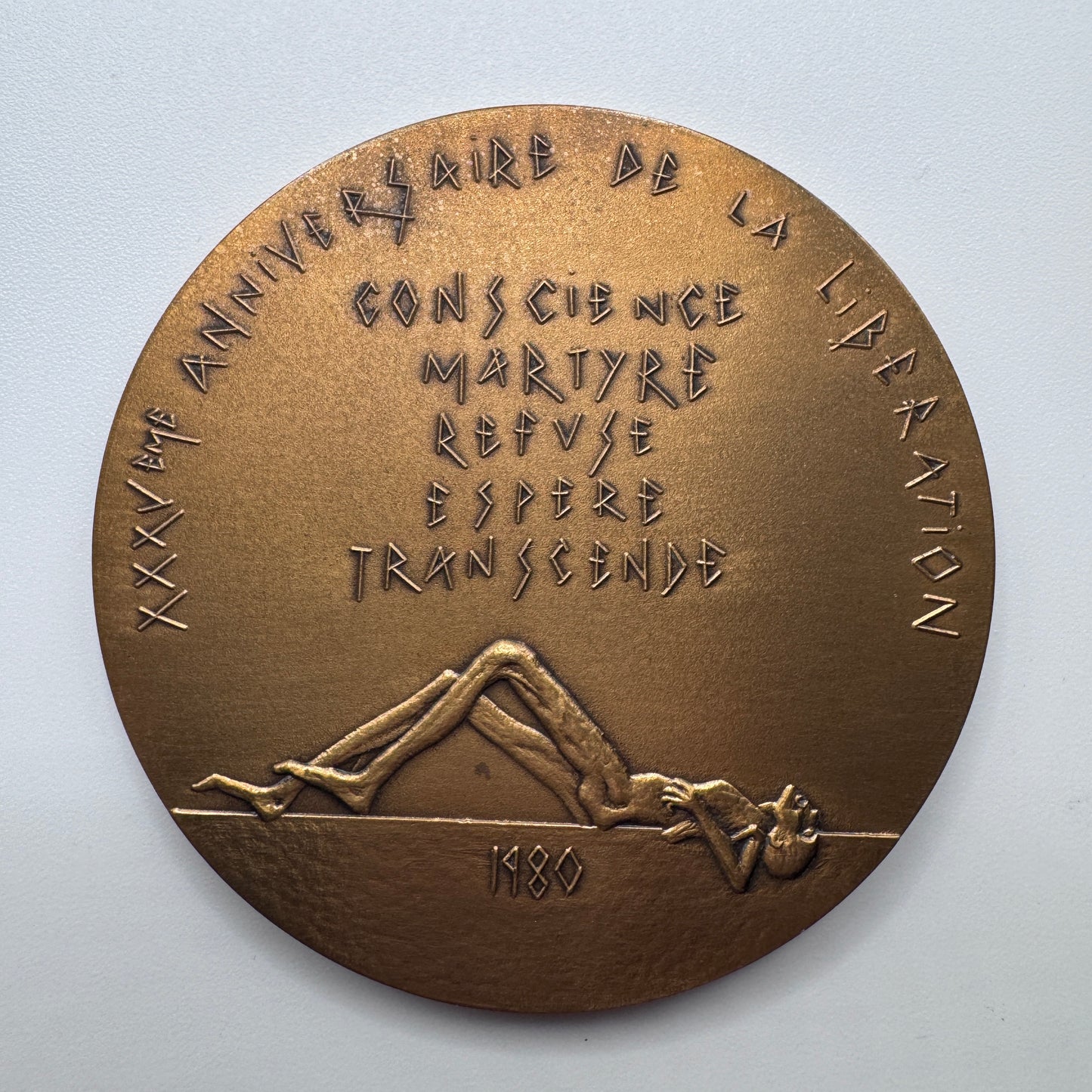 Médaille artistique « COMITE MEMORIAL DE LA DEPORTATION NATZWILLER STRUTHOF »