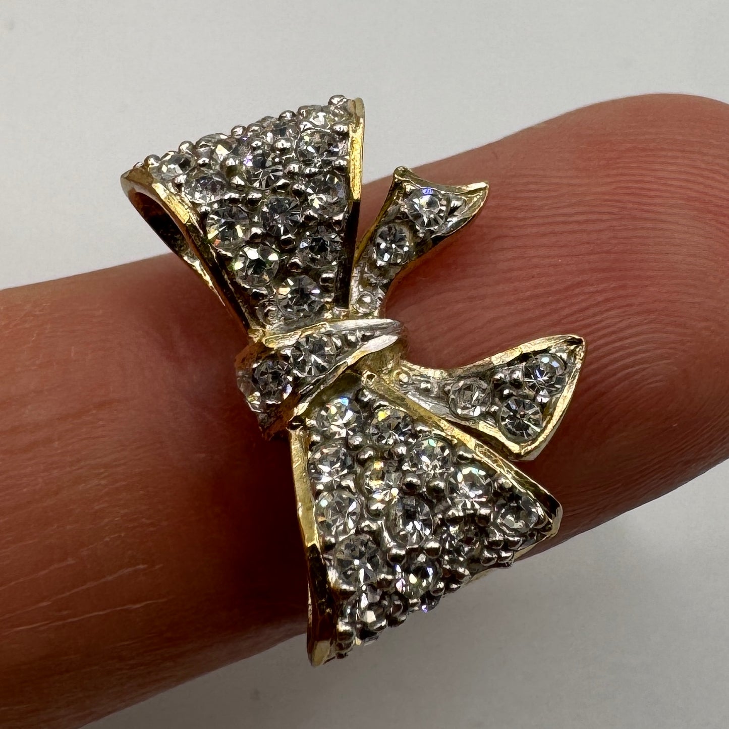 Superbe Bague « noeud » - argent vermeil