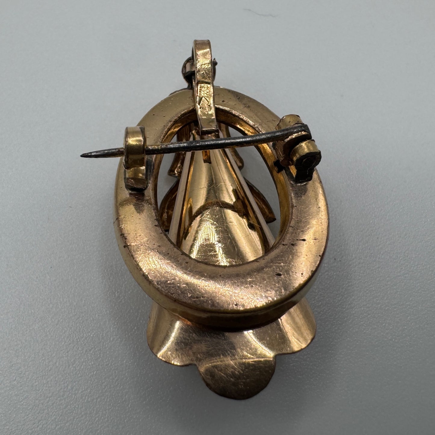 Broche ancienne vers 1900 - plaqué or