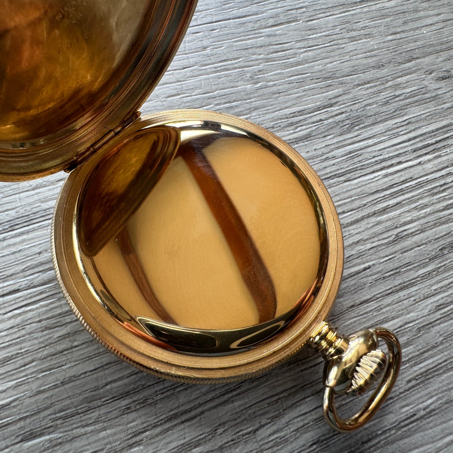 Superbe montre à gousset MATY Suisse « décor vaches »