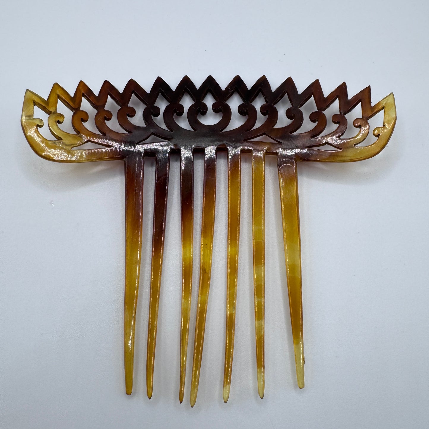Peigne à cheveux art deco - celluloïd