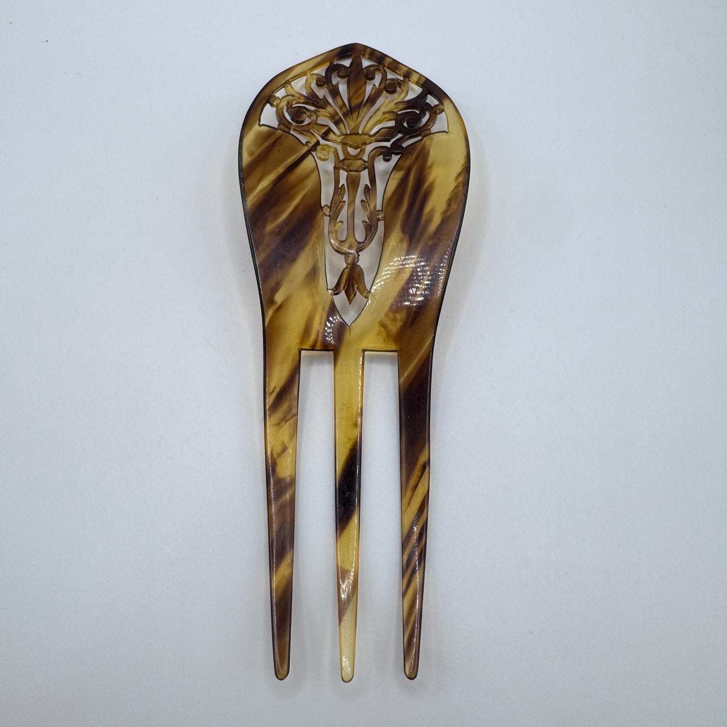 Peigne à cheveux art deco - celluloïd