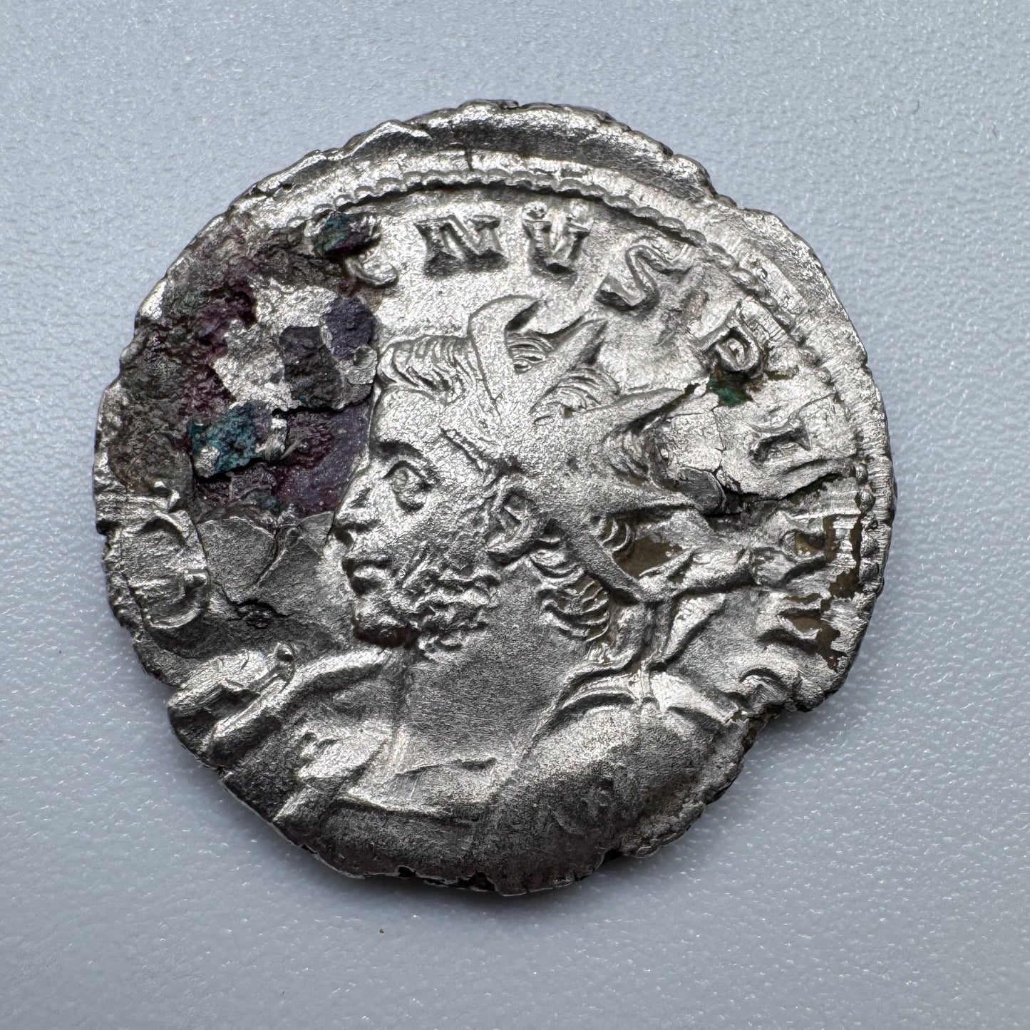 Monnaie  romaine ancienne antoninien billon - empereur Gallien