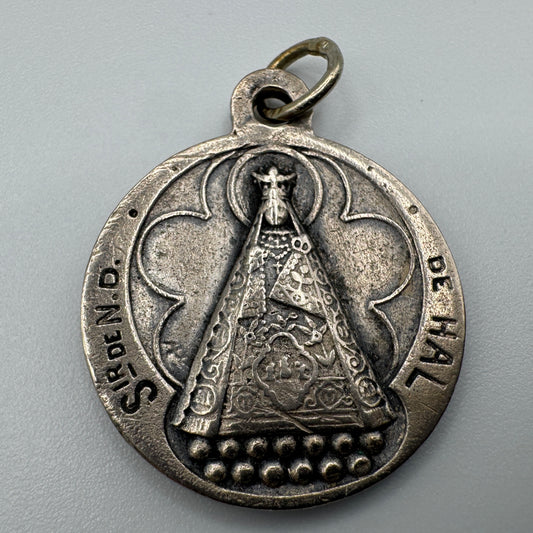 Médaille religieuse ancienne - Notre-Dame de Hal