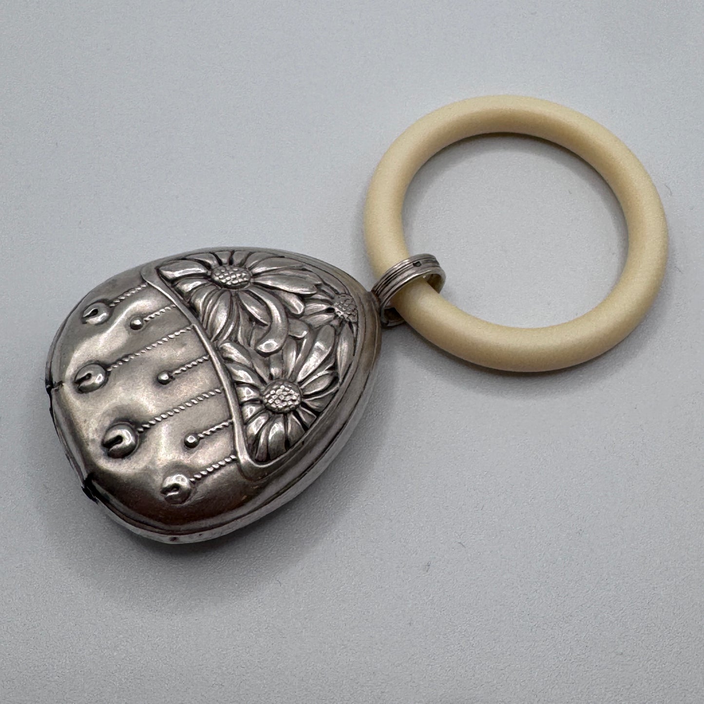 Hochet ancien en Argent - époque Art Déco