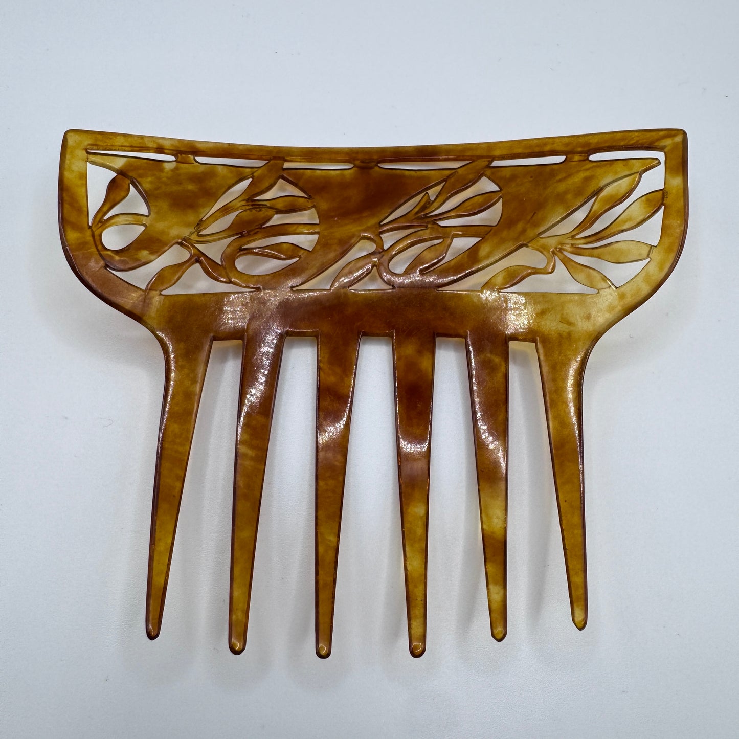 Peigne à cheveux art deco - celluloïd