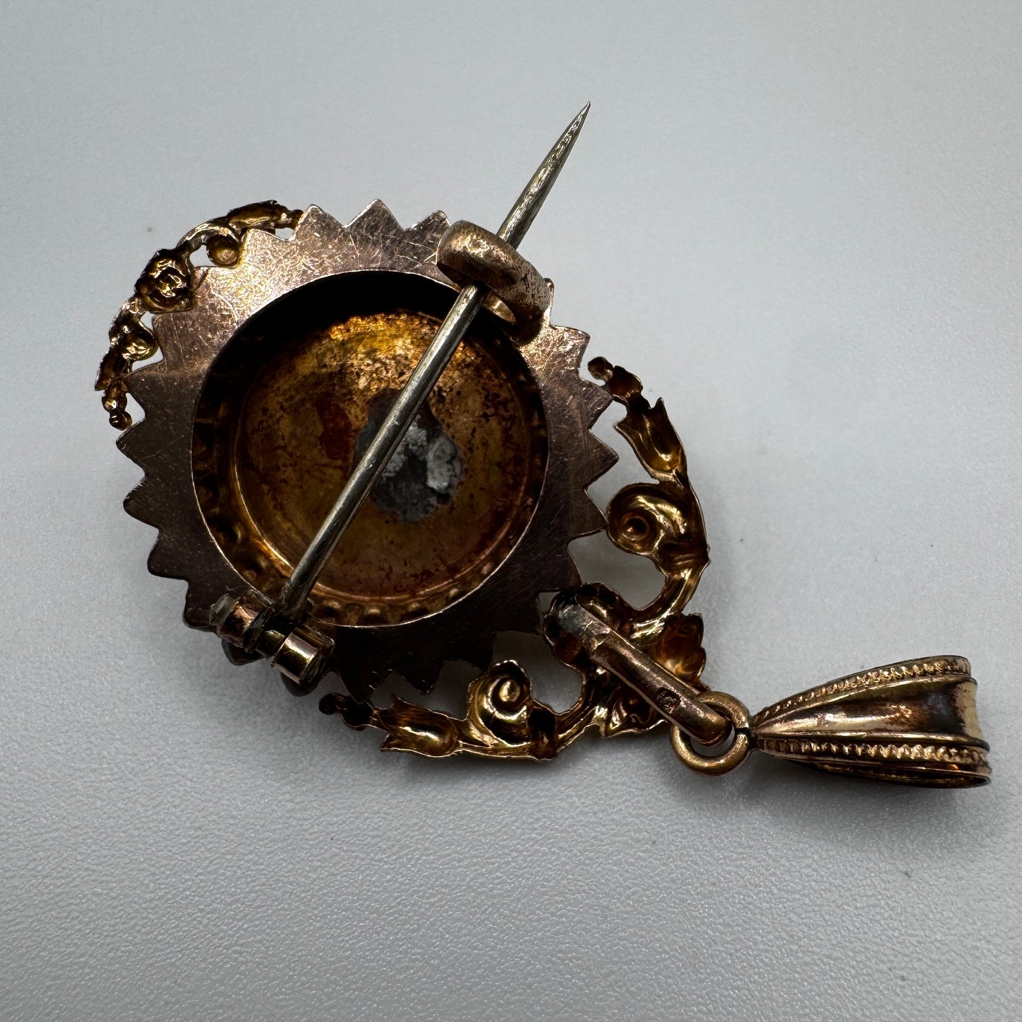 Broche ancienne vers 1900 - plaqué or