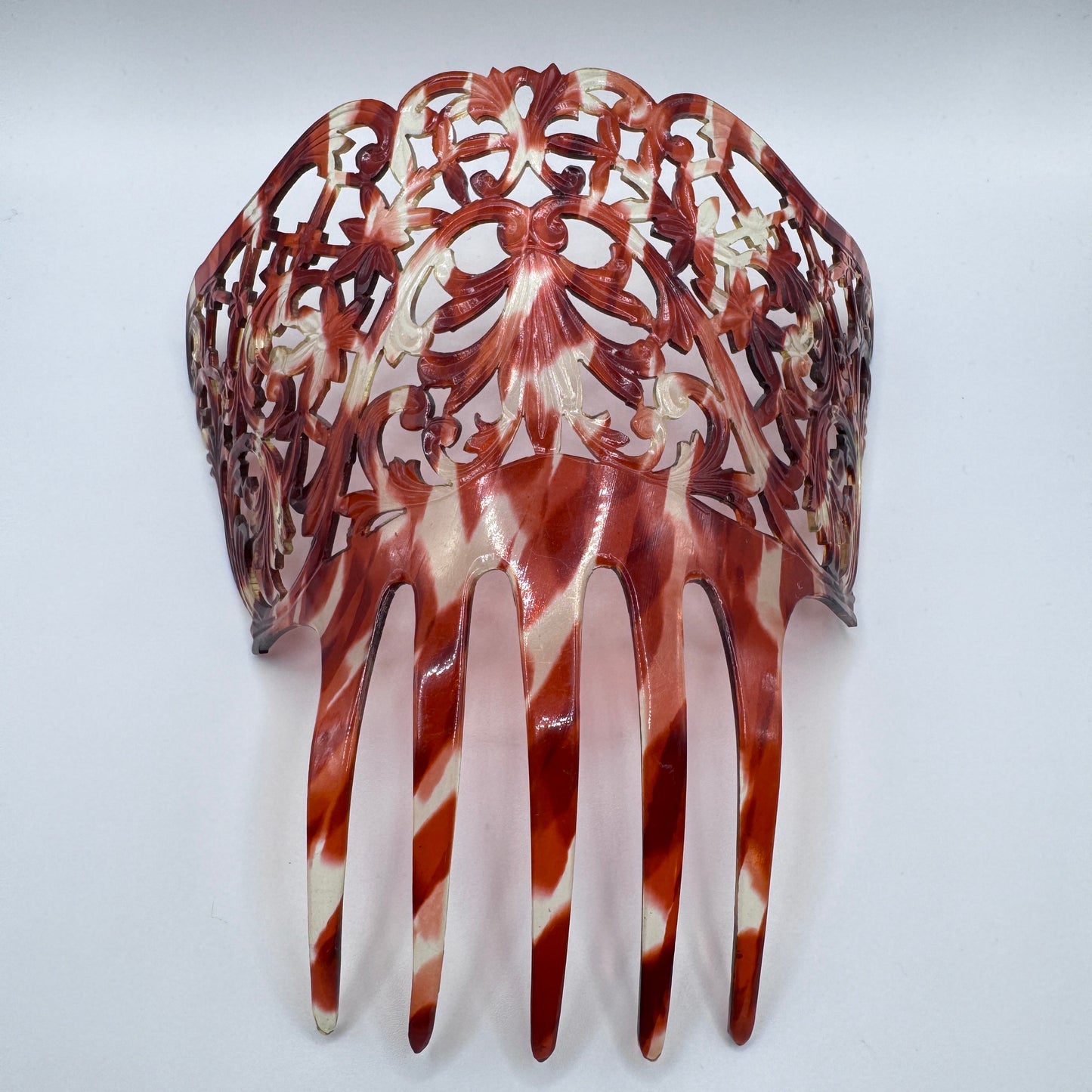 Peigne à cheveux art deco - celluloïd