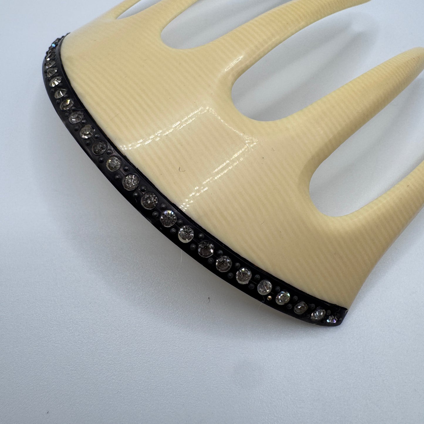Peigne à cheveux art deco - celluloïd