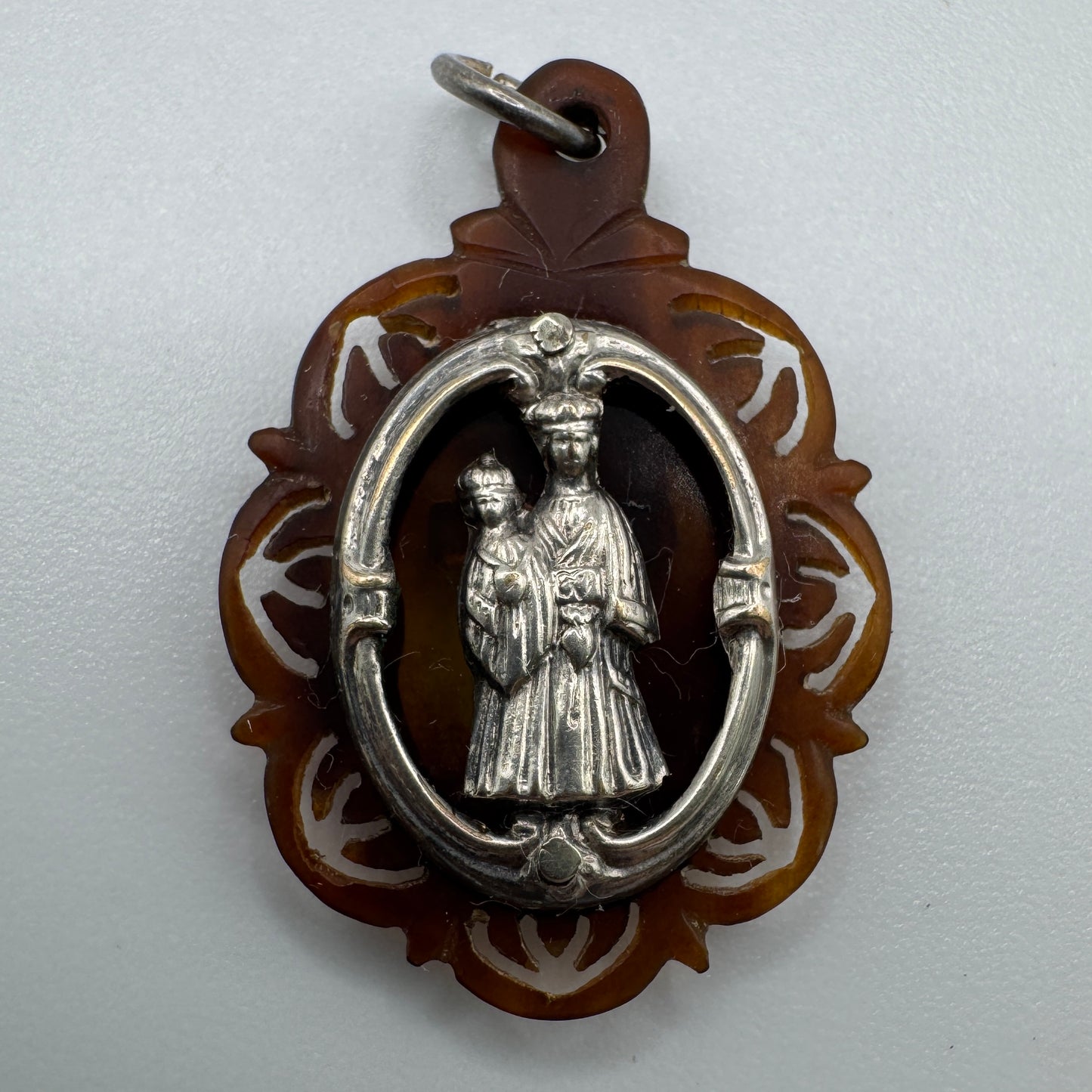 Rare Médaille religieuse ancienne XIXe « Notre Dame d’arcachon »