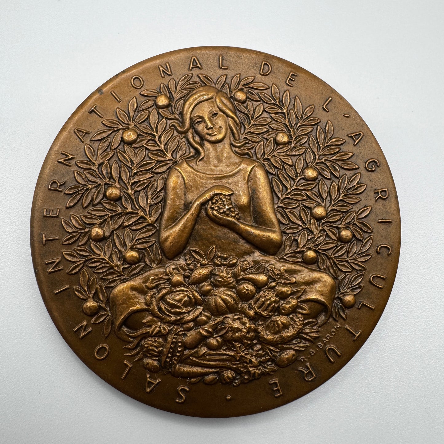 Médaille artistique en bronze « salon de l’agriculture de 1964 »