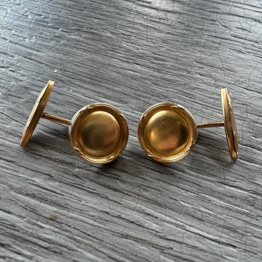 Boutons de manchettes - plaqué or FIX
