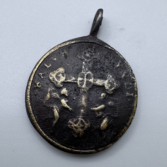 Médaille religieuse ancienne 18e - à déterminer