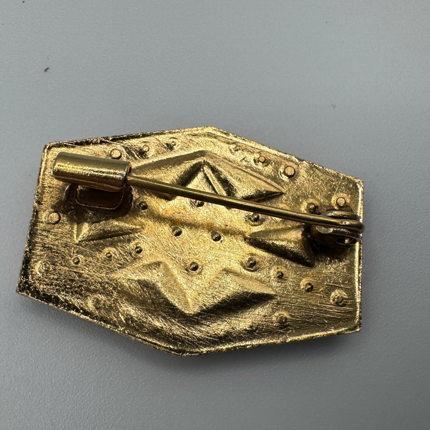 Broche ancienne Vintage style Art deco - inspiration Pierre Bex