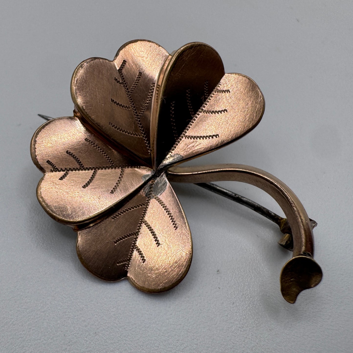Broche ancienne vers 1900 - plaqué or