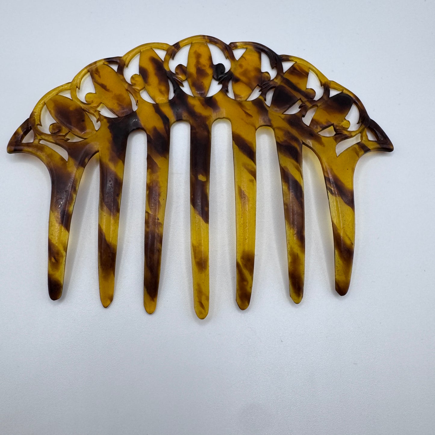 Peigne à cheveux art deco - celluloïd