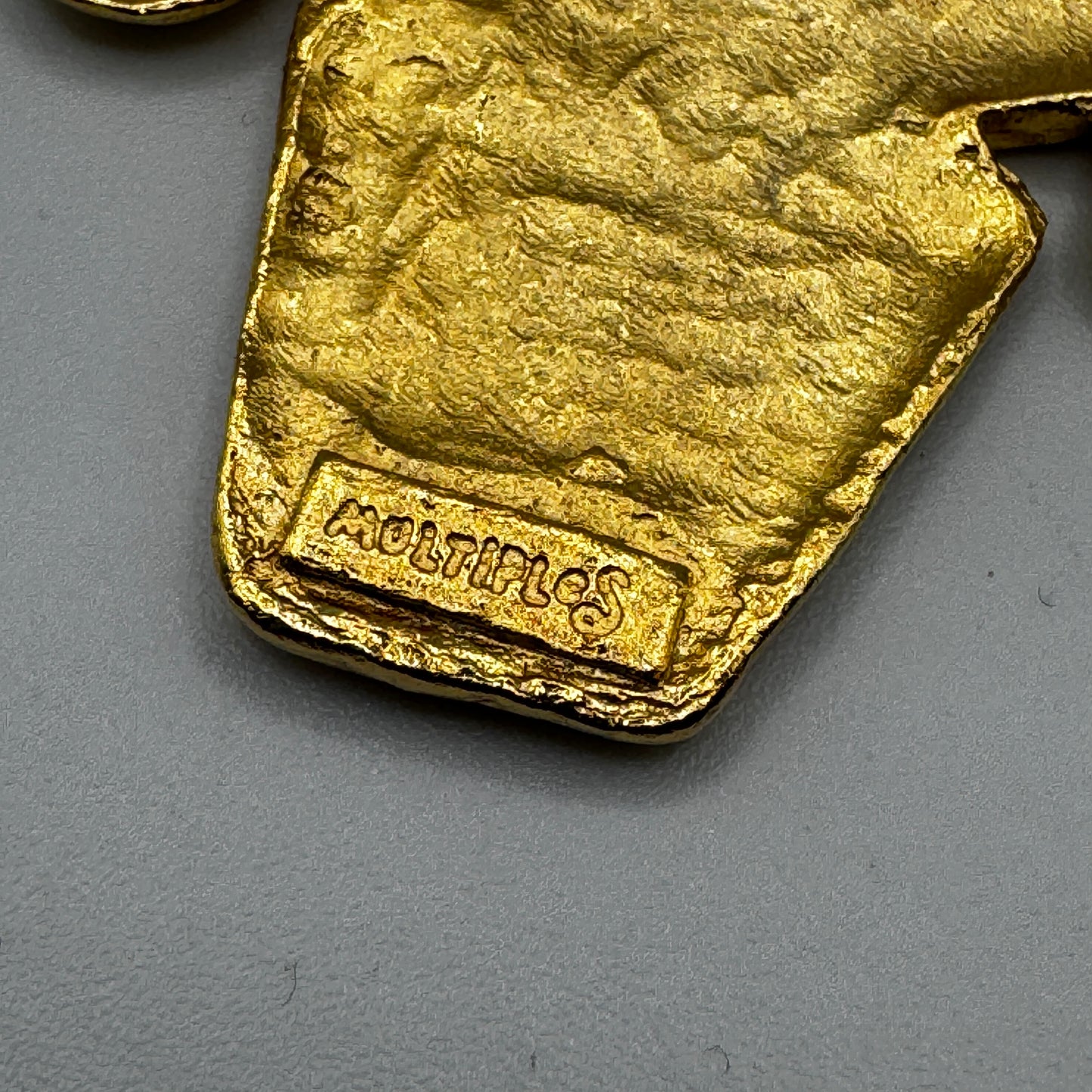 Broche créateur Vintage MULTIPLES - métal doré