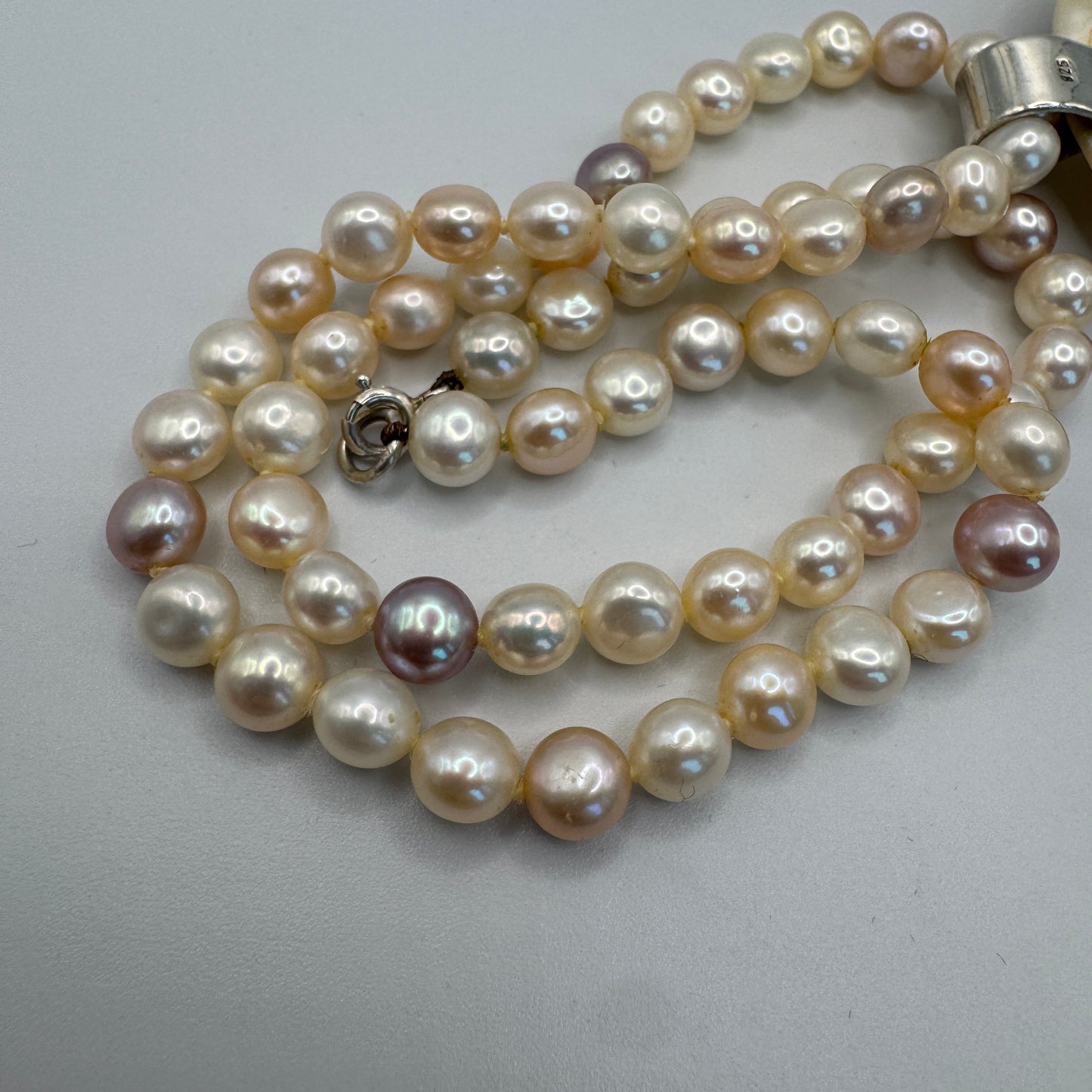 Superbe Collier créateur - perles de culture et argent