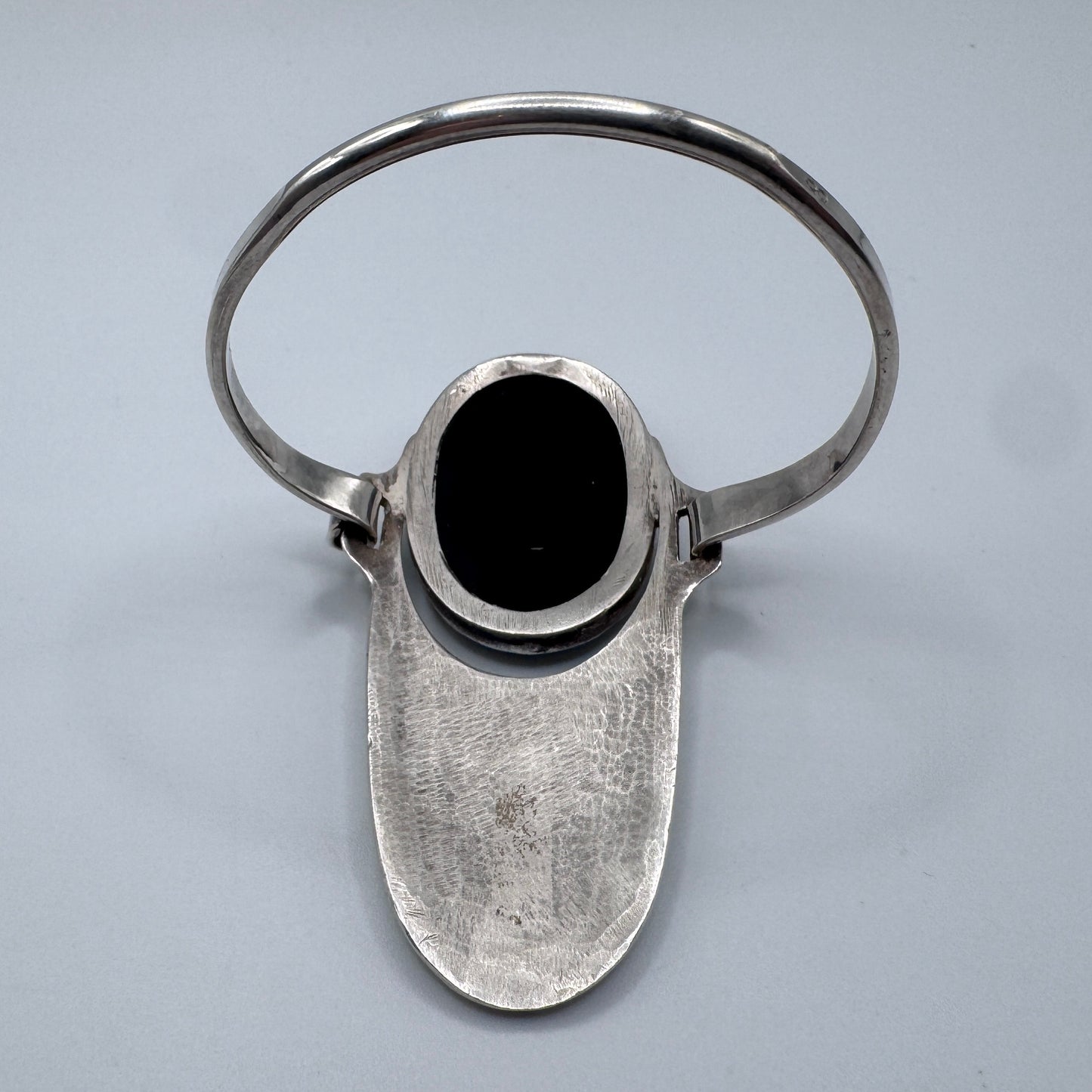 Superbe Bracelet en argent massif et agate