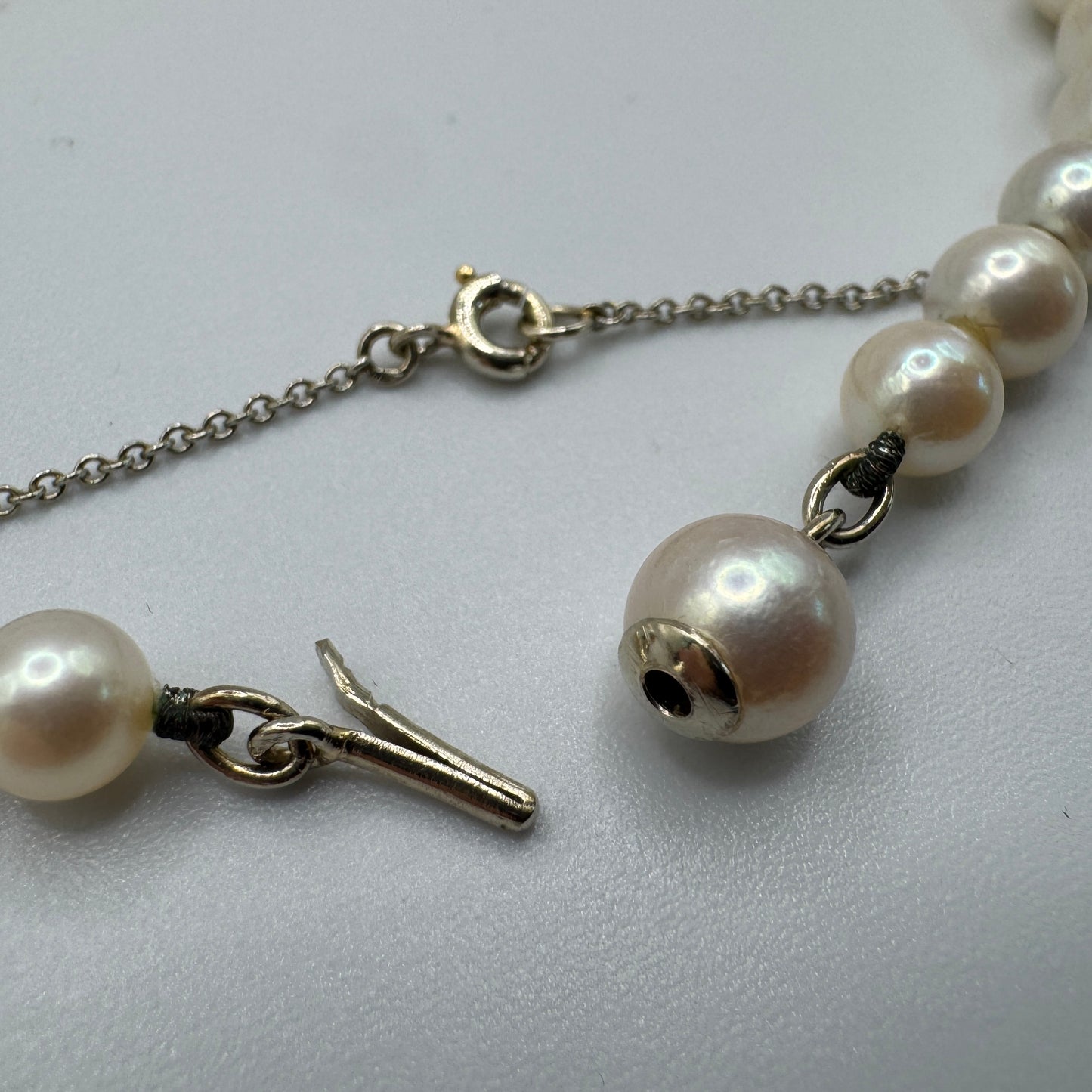 Superbe Collier de perles ancien - perles de culture et or 18 carats
