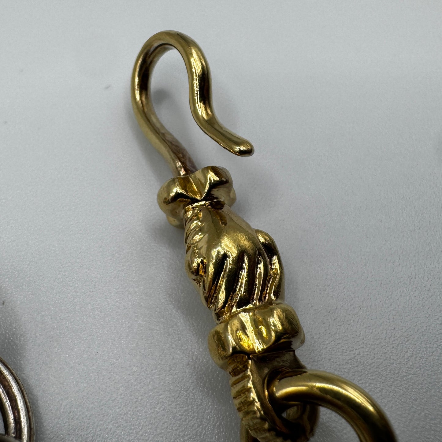 Superbe grosse chaîne maçonnique - argent massif et vermeil