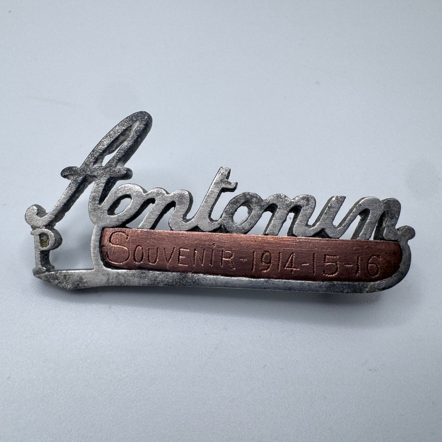 Broche artisanat de tranchée 1914-1918