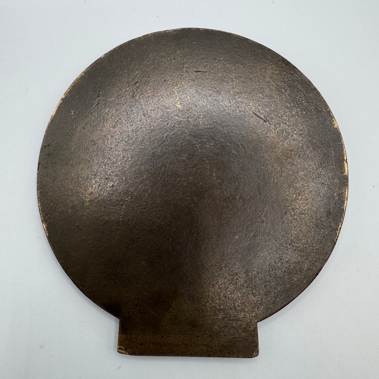 Grosse Médaille artistique ancienne en bronze « Le Christ » par Charles Pillet