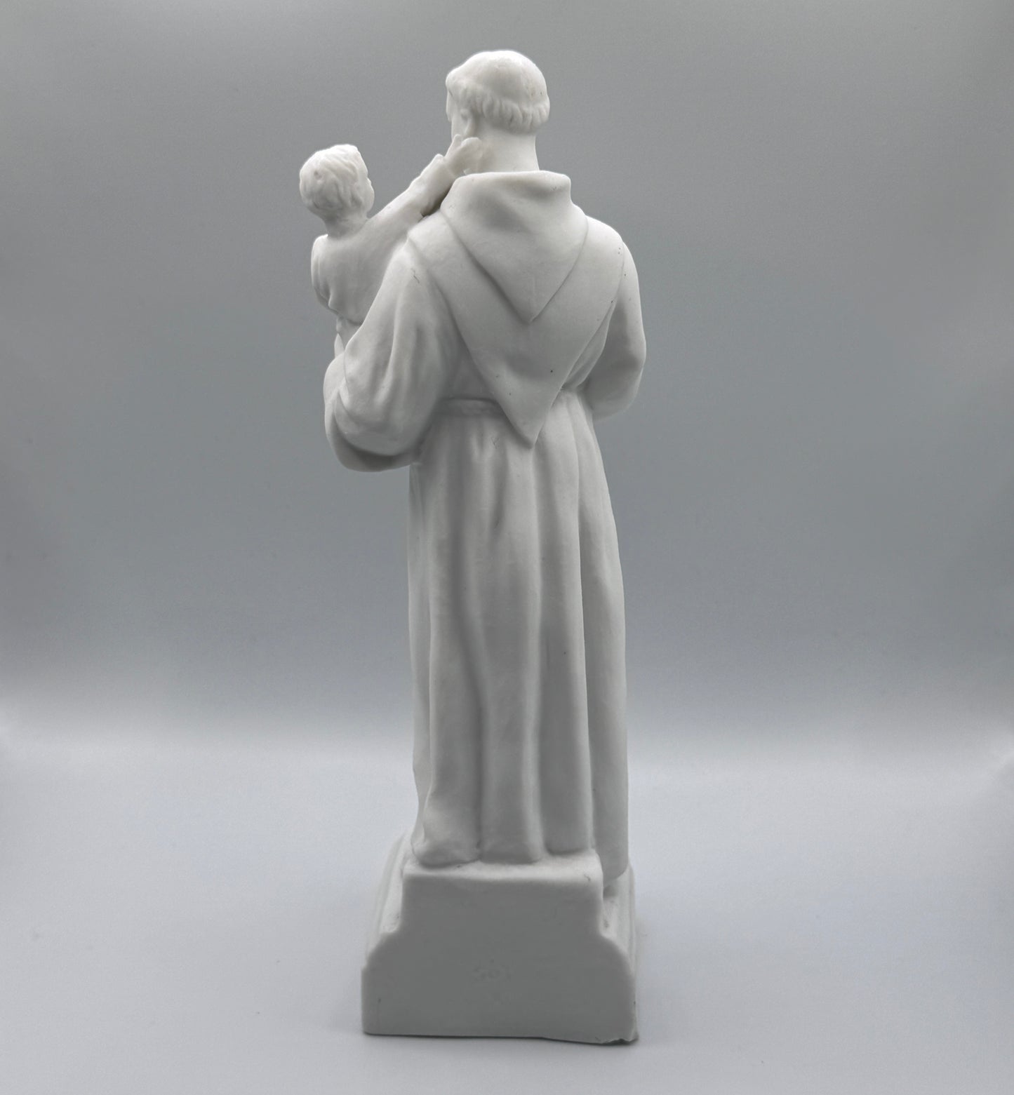 Sculpture religieuse ancienne en biscuit  - Saint-Antoine