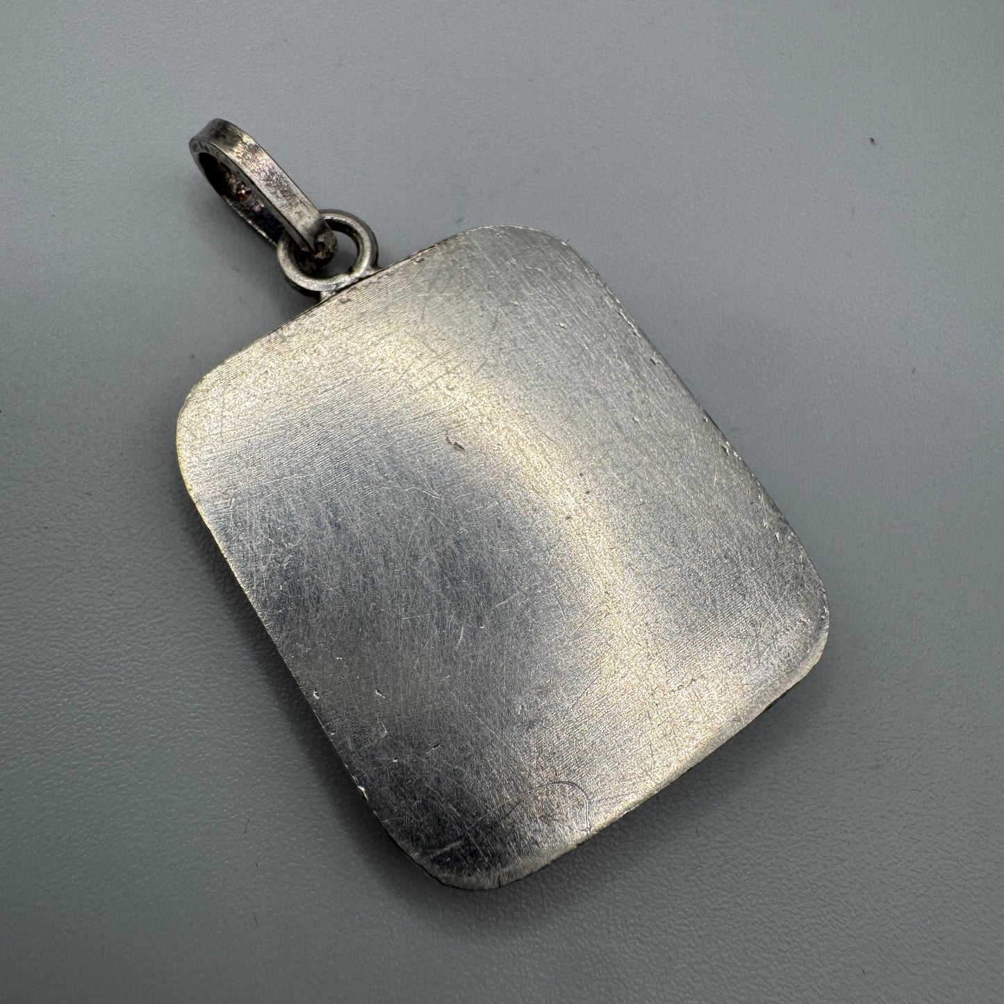 Pendentif motif africain - argent massif