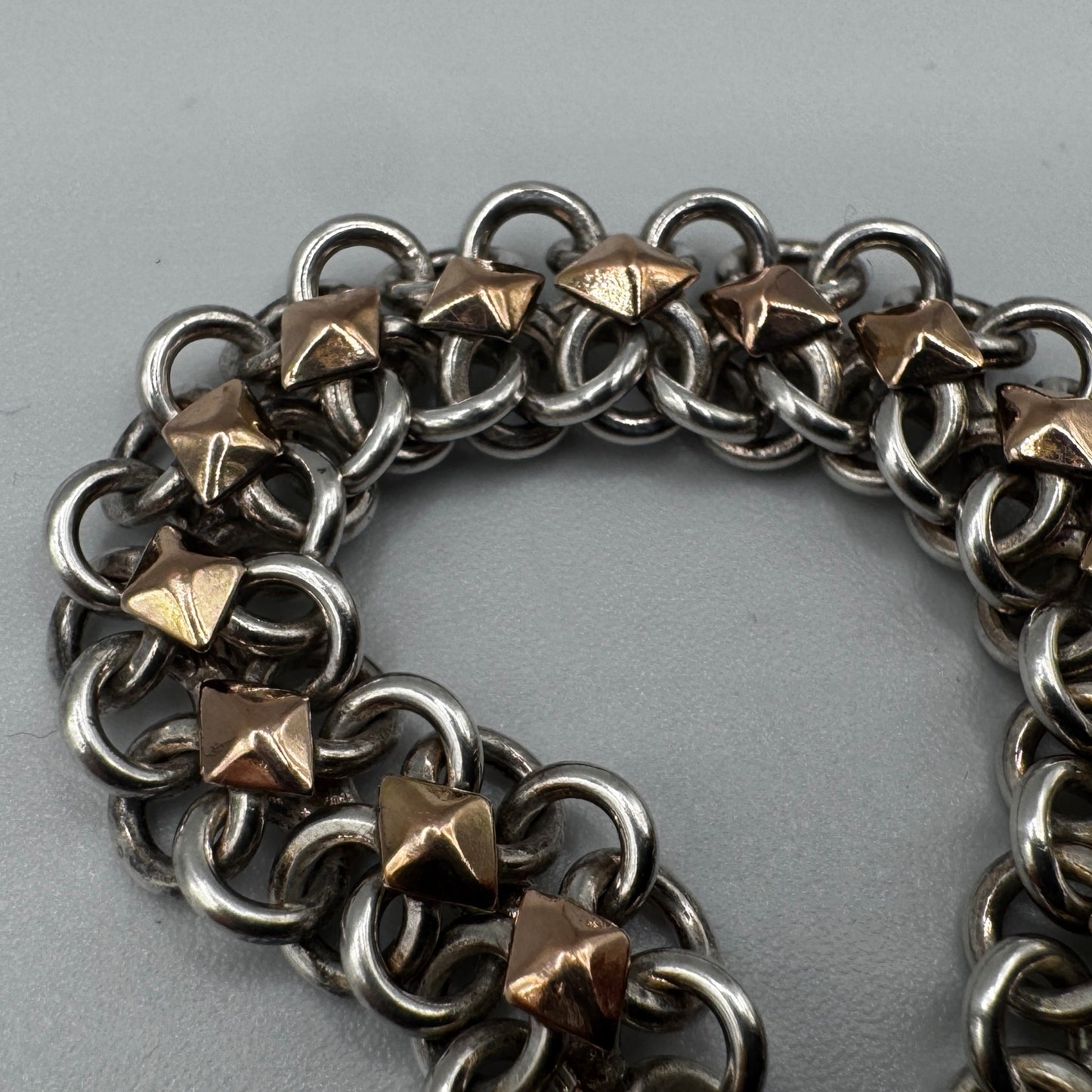 Bracelet ancien en argent vers 1900